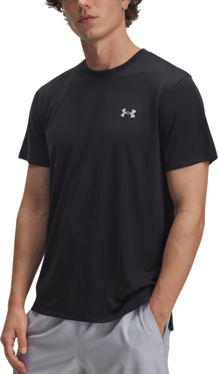 Тениска Under Armour Under Armour UA Launch Camo Short Sleeve T-Shirt Черно | 6006098-002