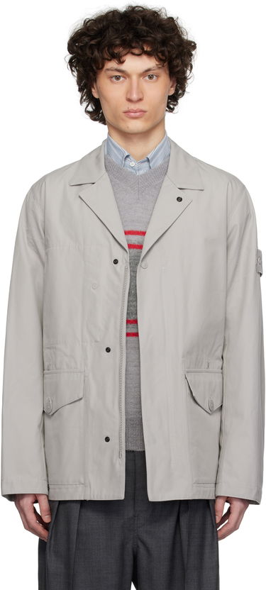 Яке Stone Island Stone Island Weatherproof Cotton Canvas Jacket Сиво | K1S15 A100002 S00F1, 0