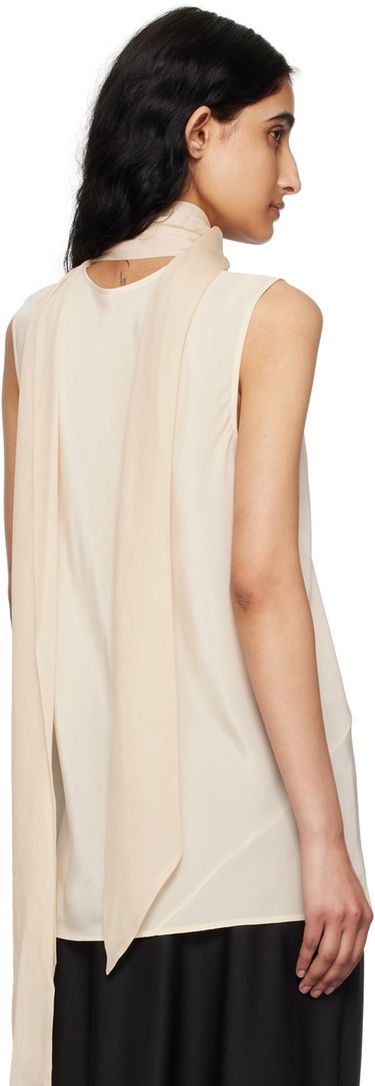 Потник Helmut Lang Helmut Lang Women's Scarf Neck Tank Top Бежово | O04HW506, 2