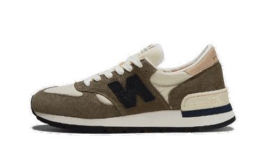 Кецове и обувки New Balance Teddy Santis x 990v1 Made in USA Кафяво | M990WG1, 0