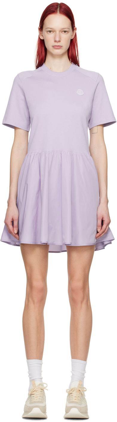 Pокля Moncler Purple Paneled Minidress Лилаво | J10938I0001989A1K, 0