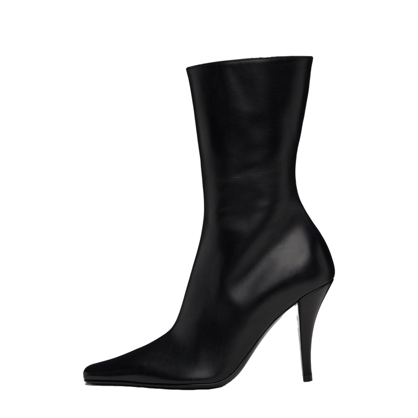 Кецове и обувки The Row Black Shrimpton High Boots Черно | F1424-VBC60