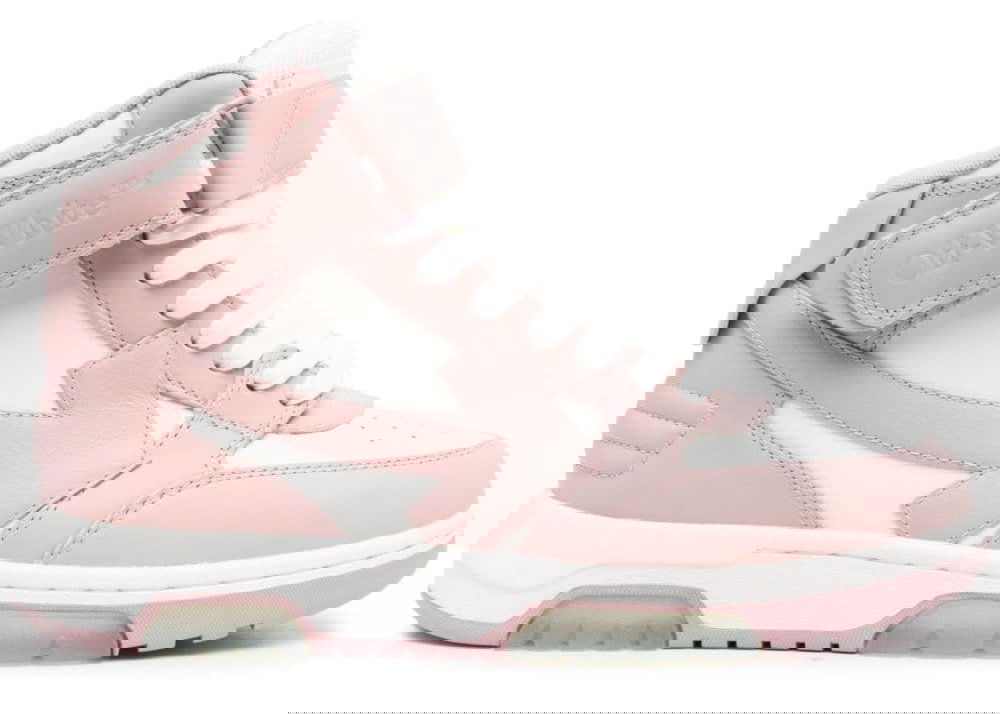 Кецове и обувки Off-White Out Of Office Mid Top "White Pink" W Розово | OWIA275C99-LEA002-0130, 0