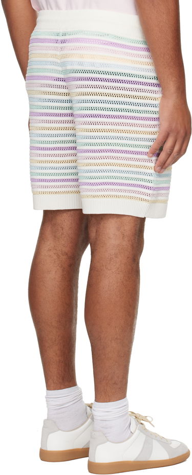 Къси панталони Casablanca Rainbow Crochet Knit Shorts Многоцветен | M-AW25-KW-1098-01, 4
