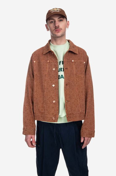 Яке Drôle de Monsieur Faience Jeans Jacket Кафяво | JT137.COGNAC, 0