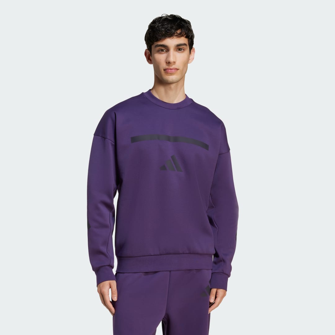 Суитчър adidas Performance adidas Z.N.E. Sweatshirt Лилаво | JW4751, 0
