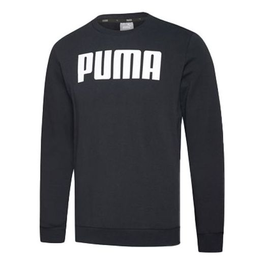 Пуловер Puma Logo Alphabet Crewneck Sweatshirt Черно | 855227-01