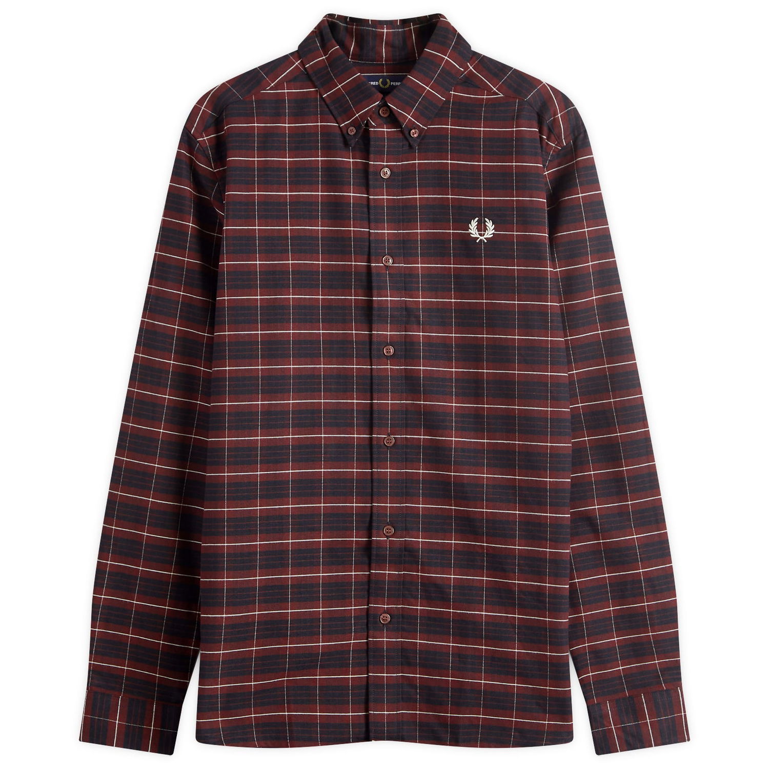 Риза Fred Perry Brushed Tartan Oxford Shirt Червено | M8714-K22, 0