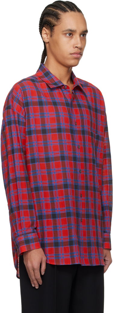 Риза The Row The Row Lancaster Plaid Shirt Червено | 882-W3796, 1