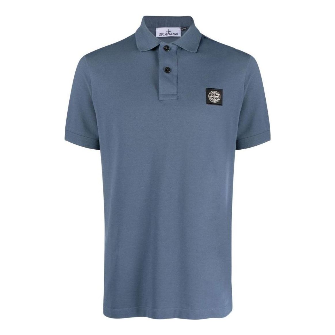 Поло тениска Stone Island Logo Patch Polo Синьо | 10152SC17-V0024, 0