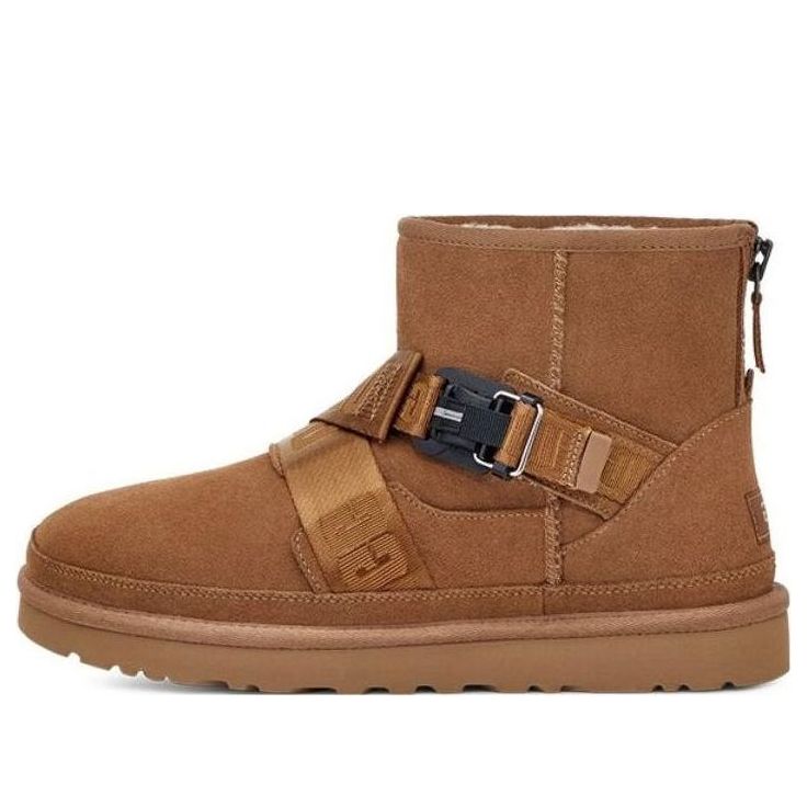 Кецове и обувки UGG Mini Quickclick Boots Кафяво | 1135013-CHE, 0
