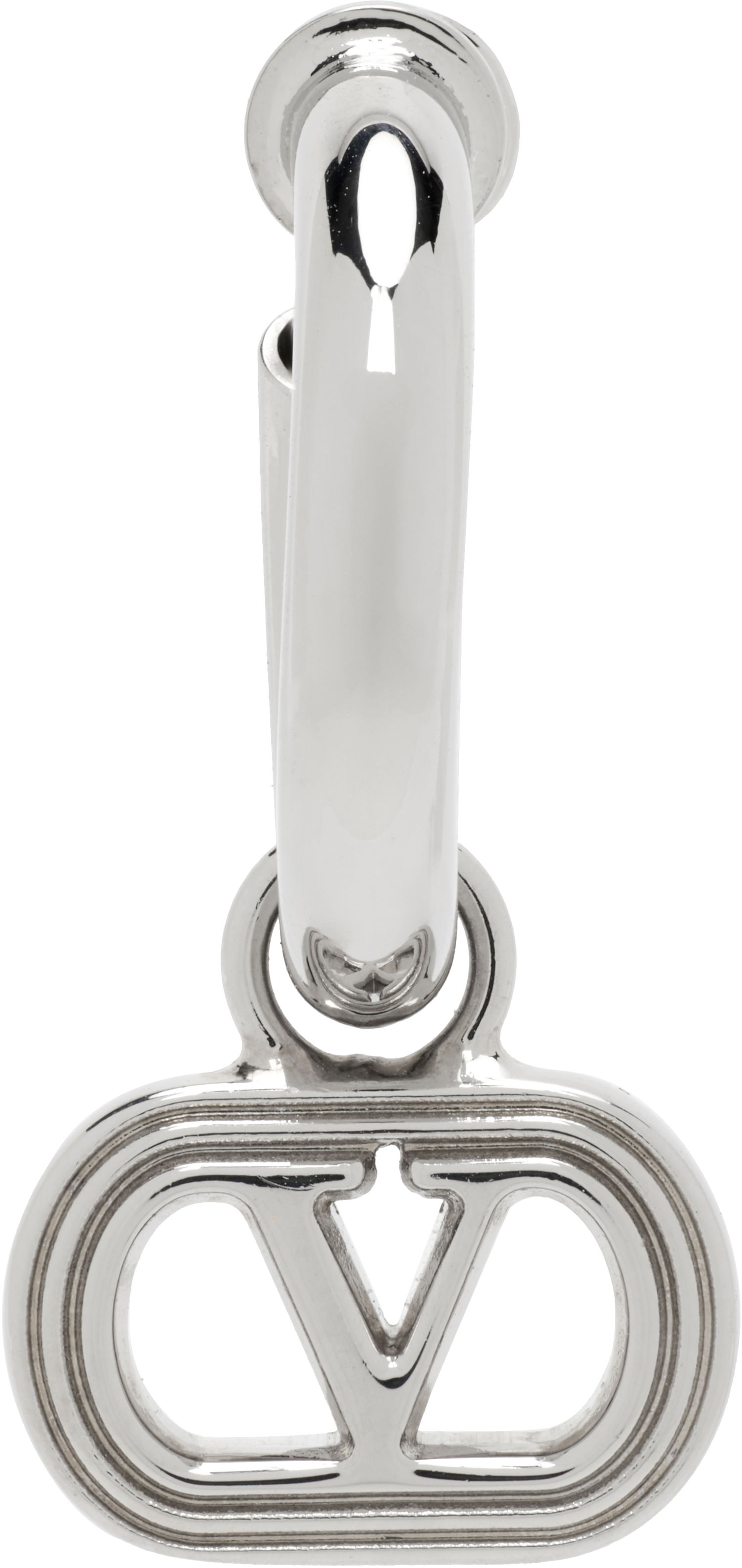 Обеци Valentino Valentino Garavani Silver Mono Single Earring Металик | 7Y2J0AJ3MET, 0
