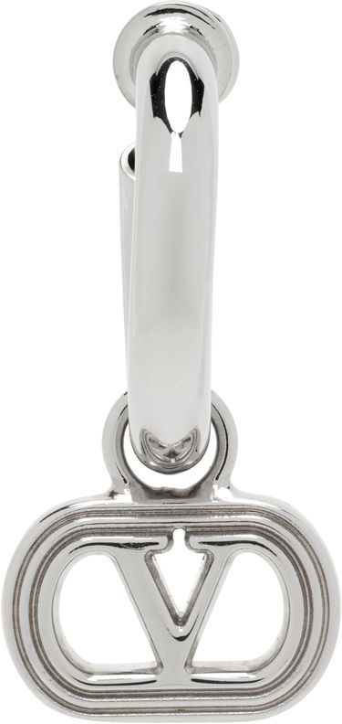 Обеци Valentino Valentino Garavani Silver Mono Single Earring Металик | 7Y2J0AJ3MET, 0