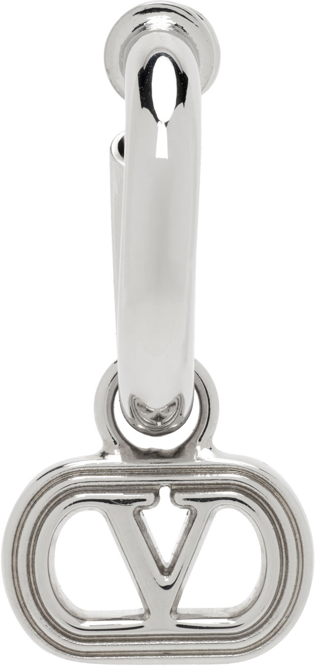 Valentino Garavani Silver Mono Single Earring