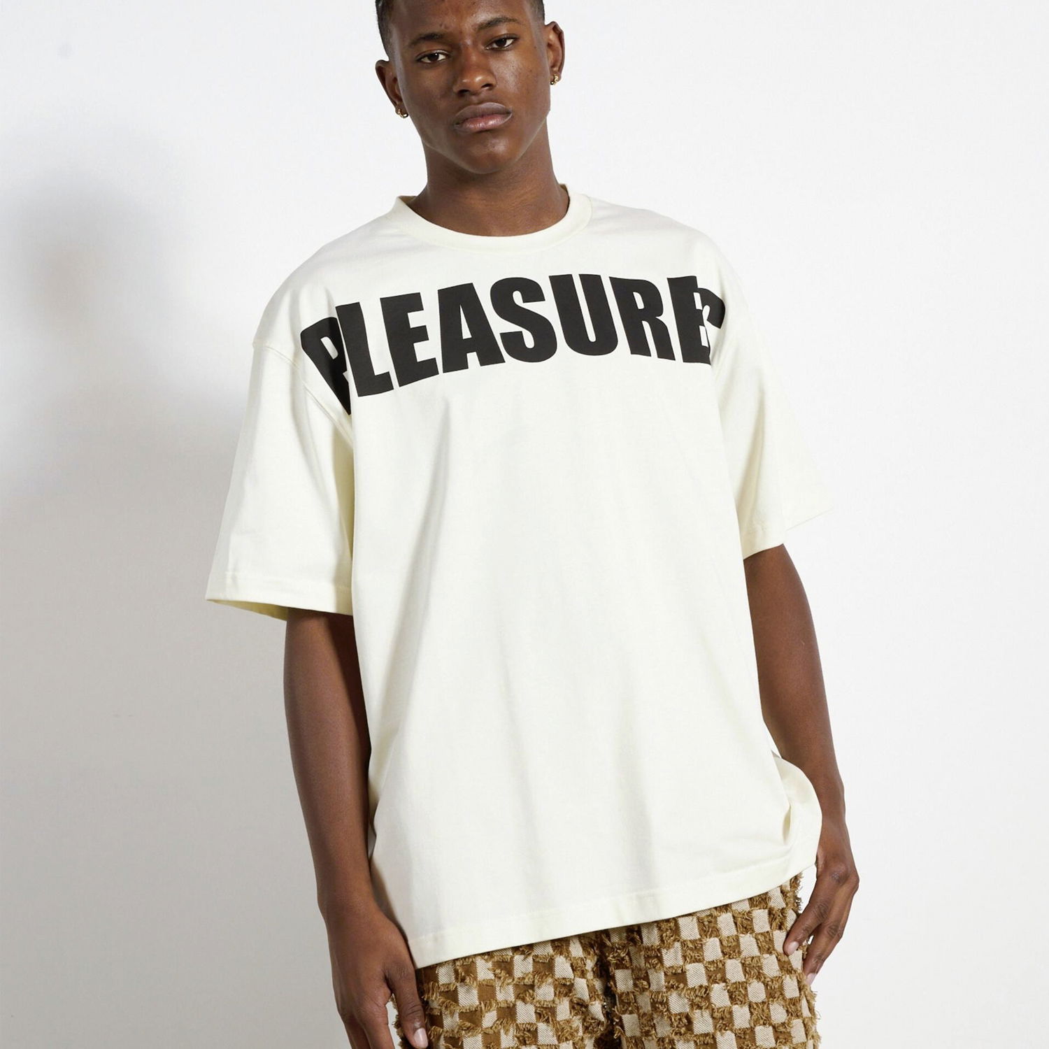 Тениска Pleasures Expand Heavyweight T-shirt Бяло | P23F032-OFF WHITE, 1