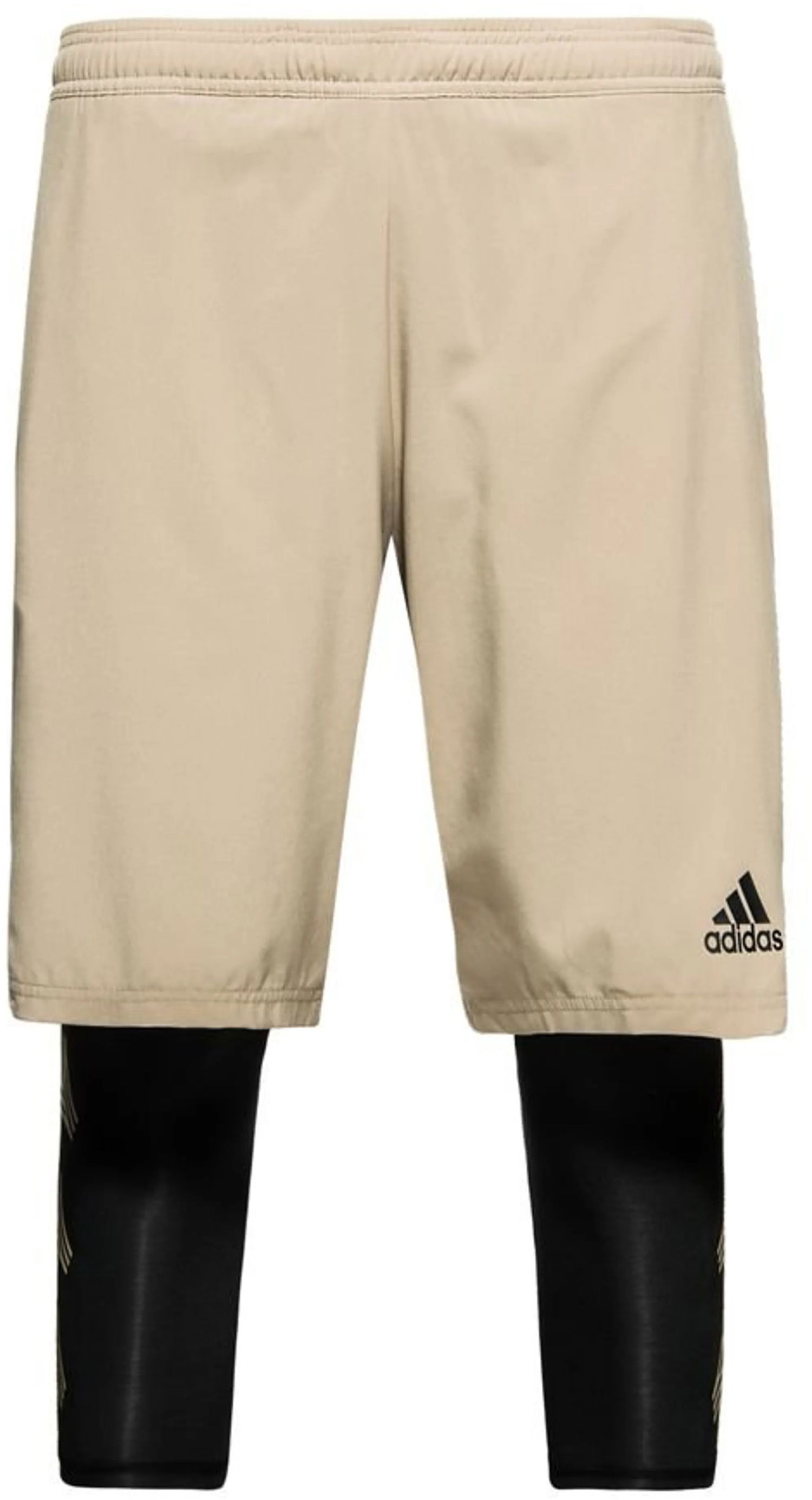 Къси панталони adidas Originals Player Shorts with Tights Бежово | ce0588, 0