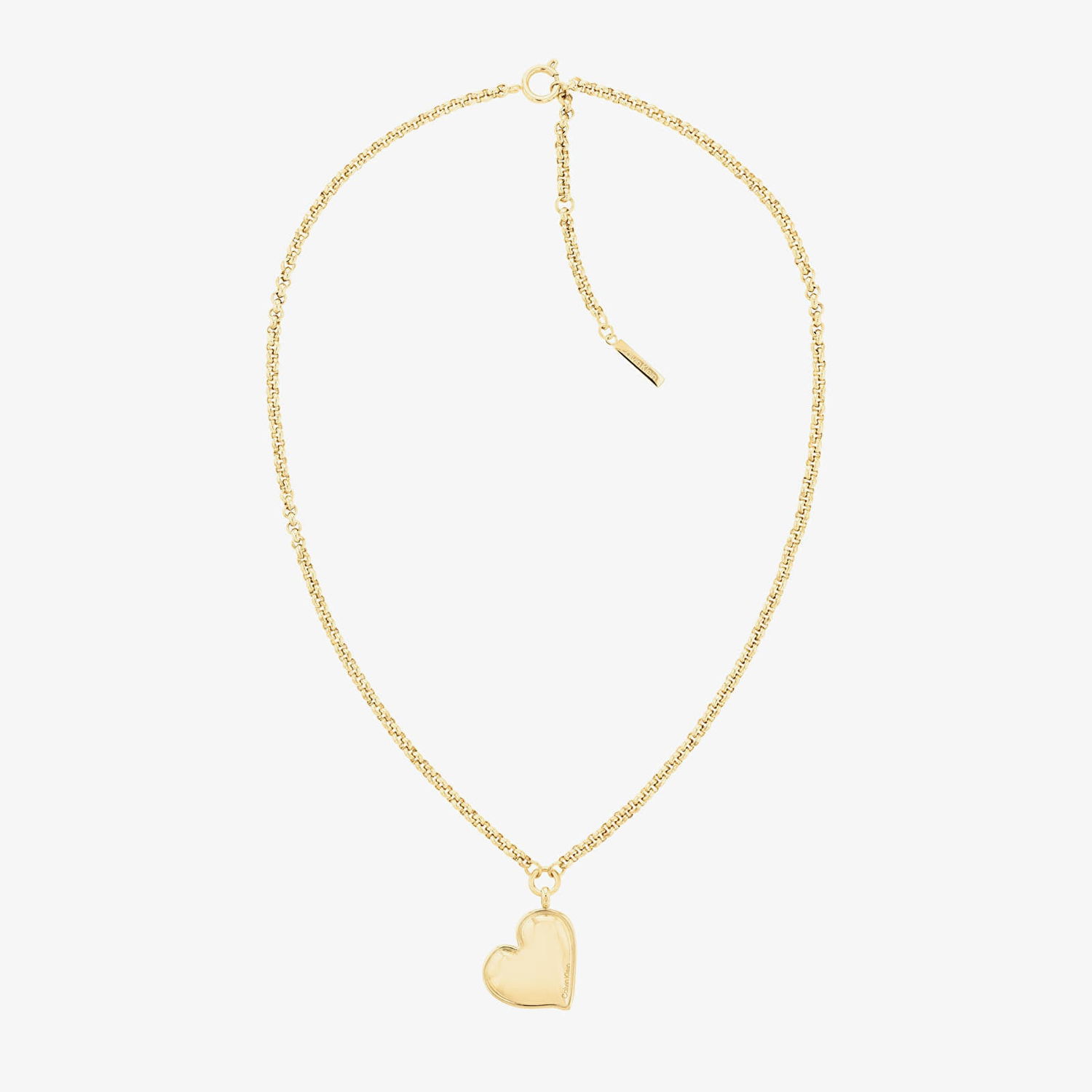 Колие CALVIN KLEIN Heart Pendant Chain Necklace Металик | 35000295, 0
