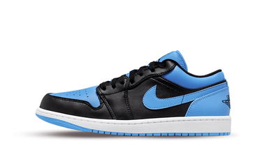 Кецове и обувки Jordan Jordan 1 Low "Black University Blue" Синьо | 553560-041, 0