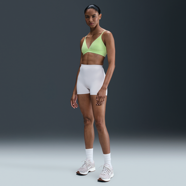 Сутиен Nike Nike Form Light-Support Unpadded Triangle Sports Bra Жълто | HQ7003-701, 1