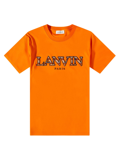 Тениска LANVIN Curb Embroidered Tee Оранжево
 | RM-TS0005-J207-E23-95