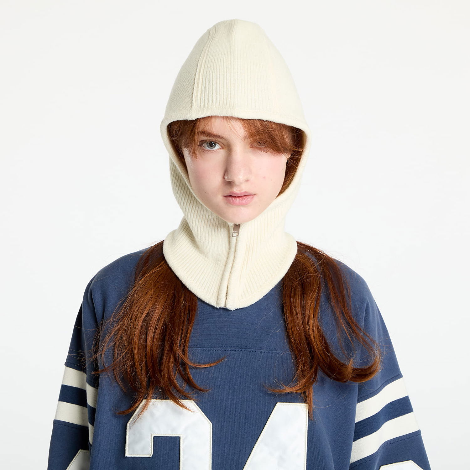 Шал Ambush Rib Knit Balaclava Tofu No Color Бежово | BMLC002F24KNI0013100, 0