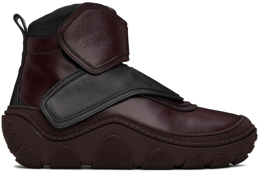 Кецове и обувки KIKO KOSTADINOV Kiko Kostadinov Tonkin Boots Бургунди | KKSS23FT02-98 LEATHER/PE/RUBBER, 0