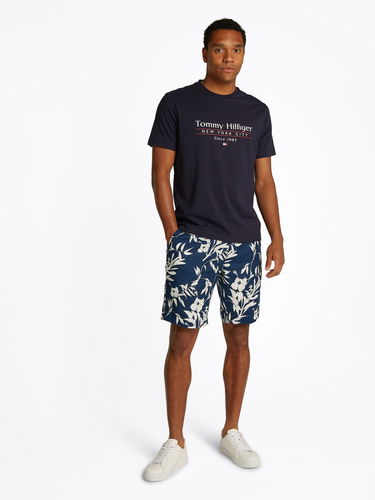 Тениска Tommy Hilfiger Tommy Hilfiger Logo Crew Neck T-Shirt Тъмно синьо | MW0MW38621DW5, 1
