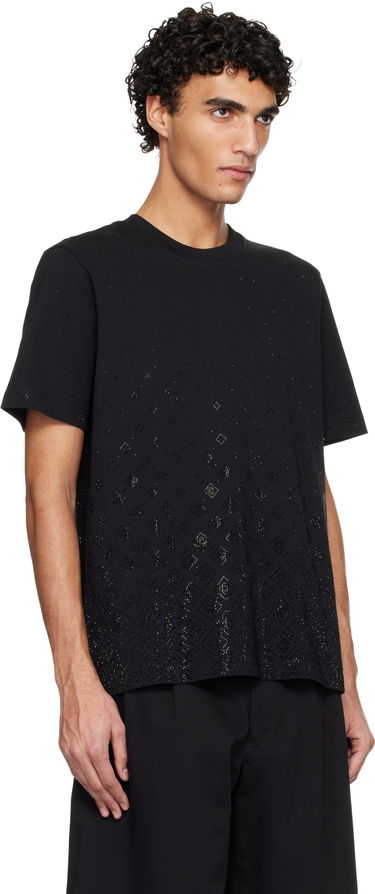 Тениска Casablanca Casablanca Crystal Monogram Logo Short Sleeve T-shirt Черно | M-SP26-JTS-001-10, 1