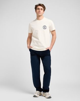 Тениска Lee Workwear Relaxed Graphic Tee Бежово | 112370484, 1