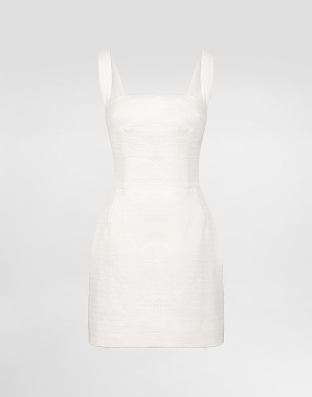 Dolce & Gabbana Stretch Mat Mini Dress