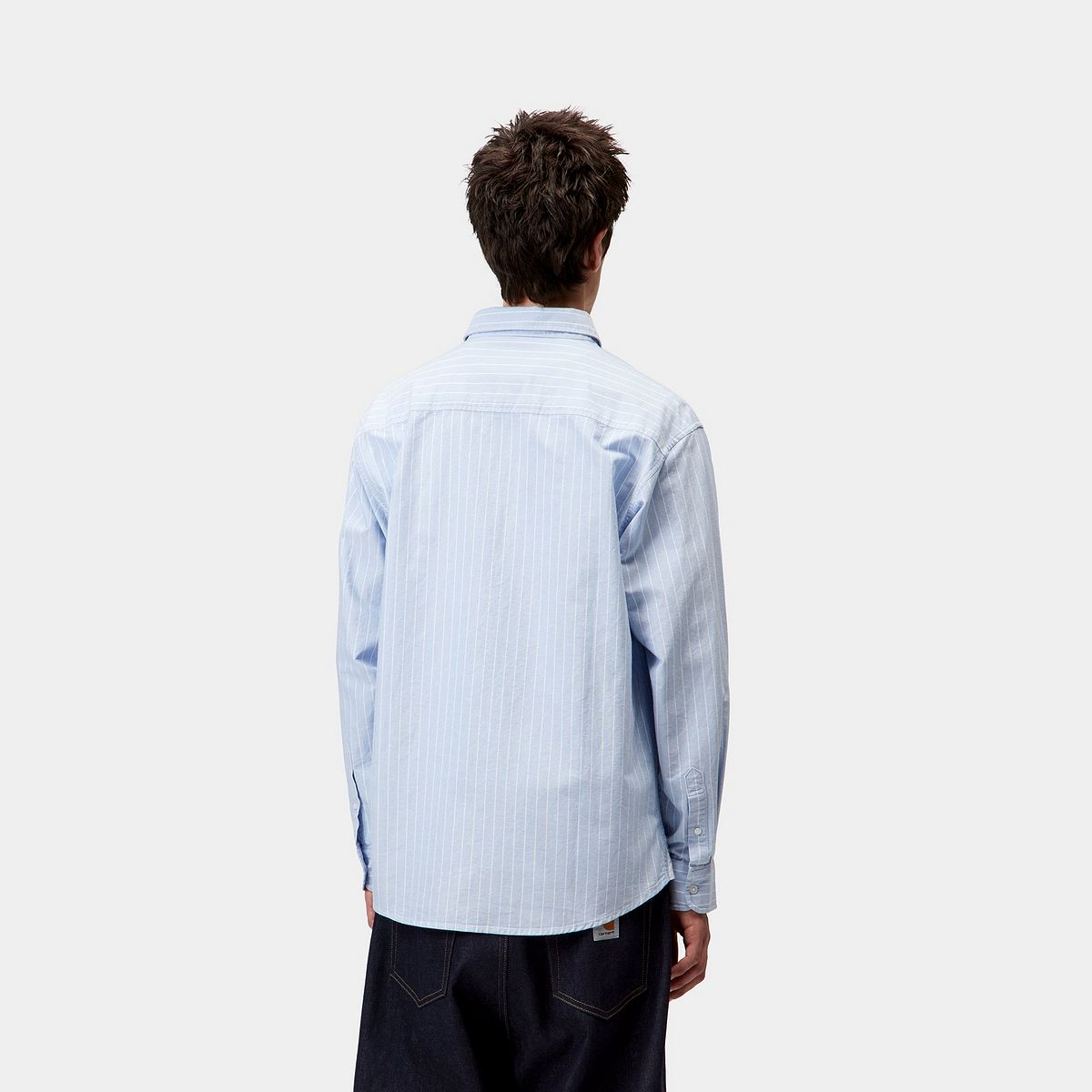 Риза Carhartt WIP Carhartt WIP Cassel Long Sleeve Shirt Синьо | I035327_7, 1
