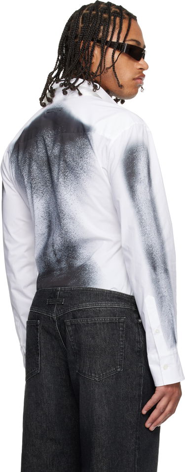 Риза Jean Paul Gaultier Jean Paul Gaultier Printed Body Dust Shirt Бяло | 25/04-W-ST041-C071-0100, 2
