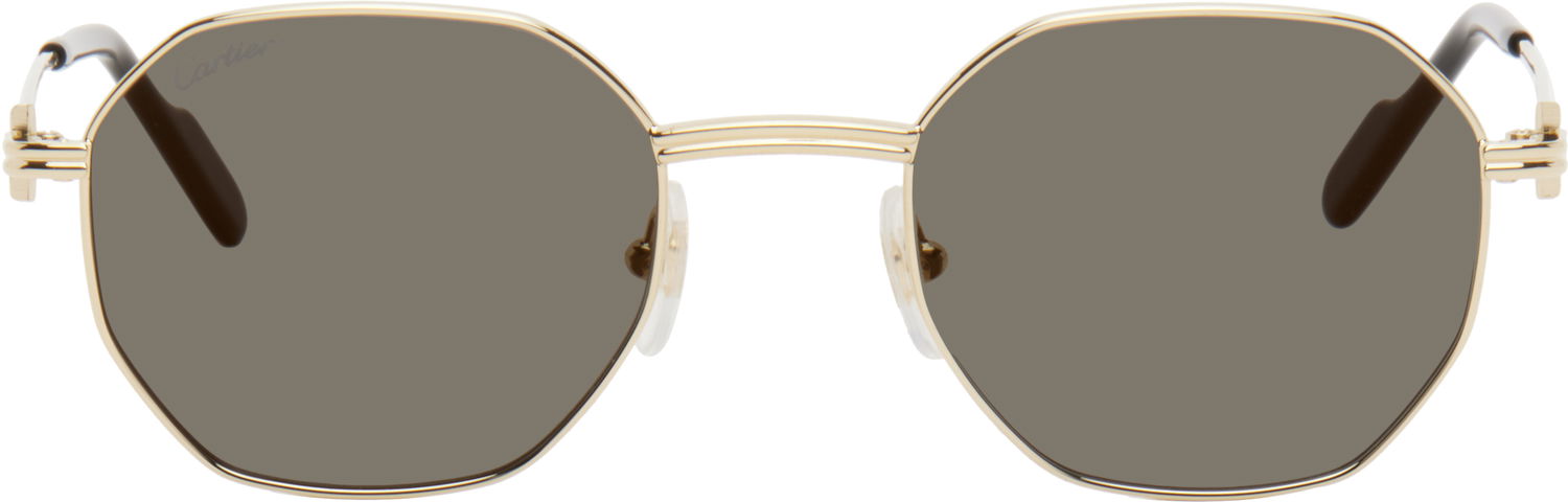 Слънчеви очила Cartier 'Première' Sunglasses Металик | CT0500S-001, 0