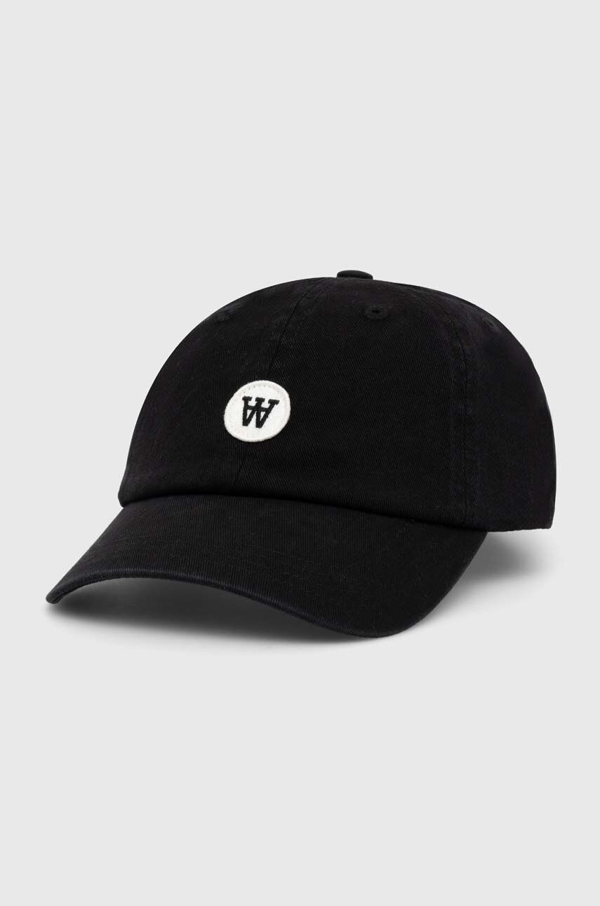 Шапка с козирка WOOD WOOD Wood Wood Eli Patch Baseball Cap Черно | 10000804.7083, 0