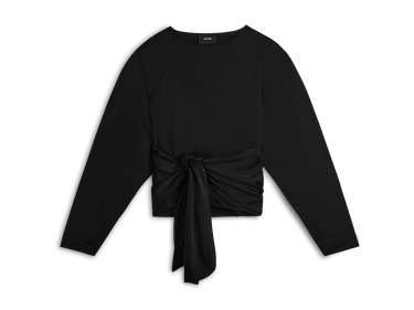 Тениска AXEL ARIGATO Diana Tie-Front Top Черно | A2123001, 1