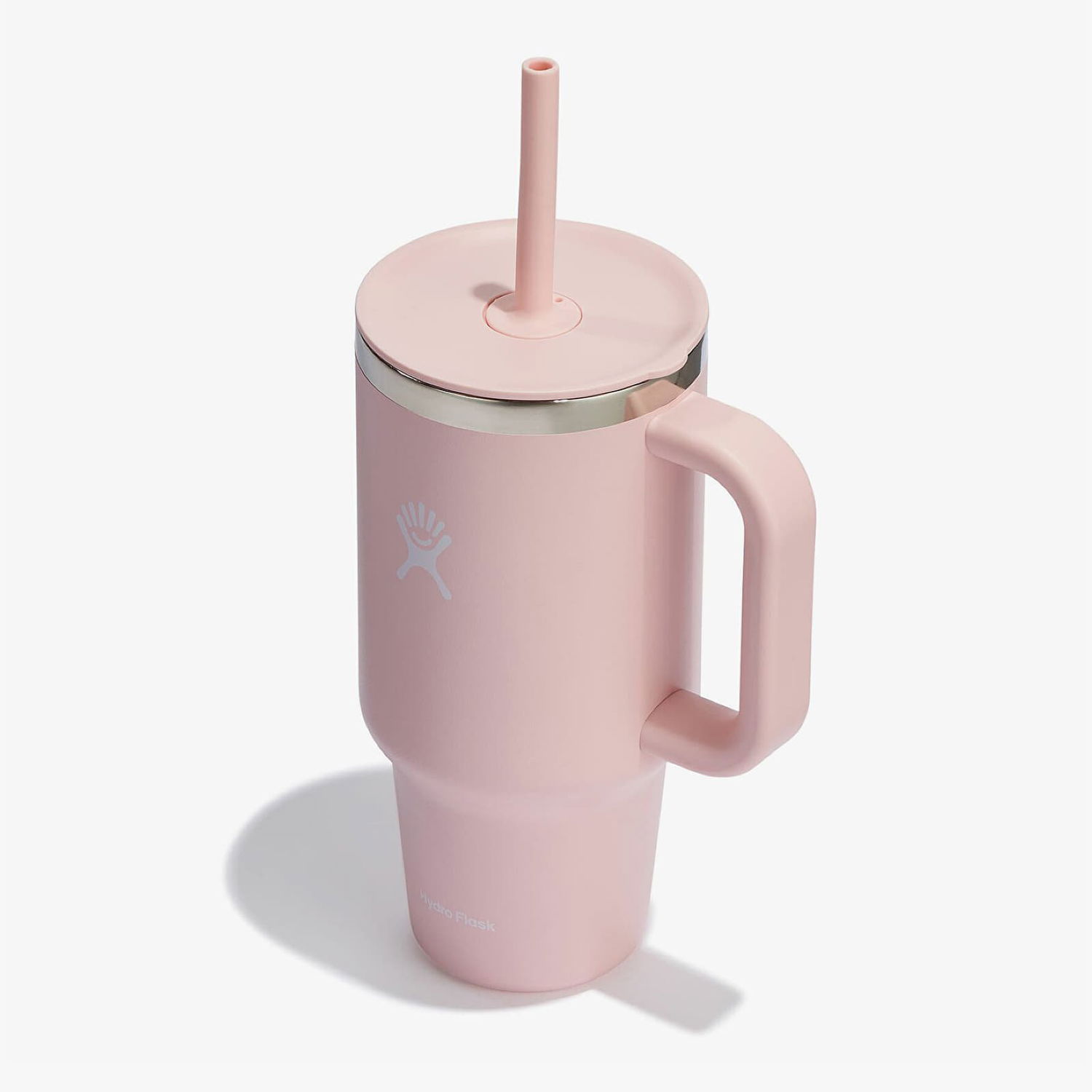 Бутилки за пиене Hydro Flask 946ml Travel Tumbler with Handle and Straw Trillium Universal Розово | TT32PSC678, 1