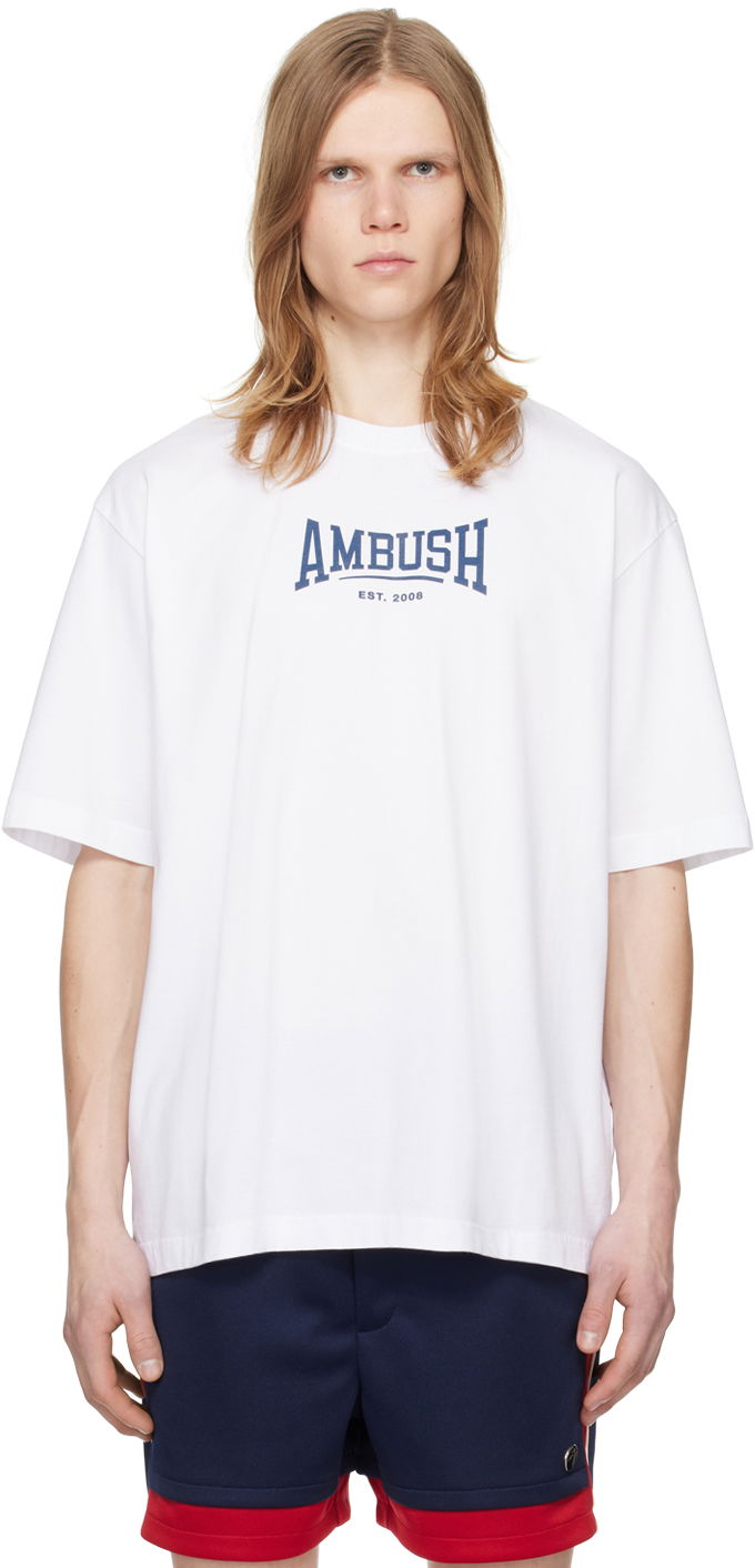 Тениска Ambush Printed T-Shirt Бяло | BMAA006S24JER0010145