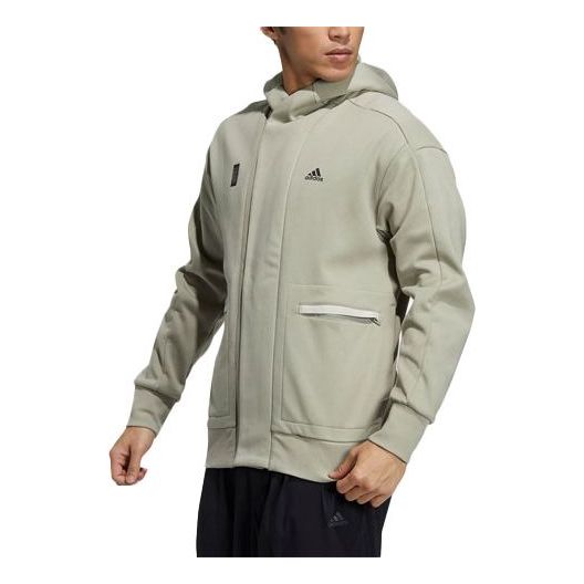 Суитчър adidas Originals Hooded Jacket with Big Pocket Зелено | H39301, 0