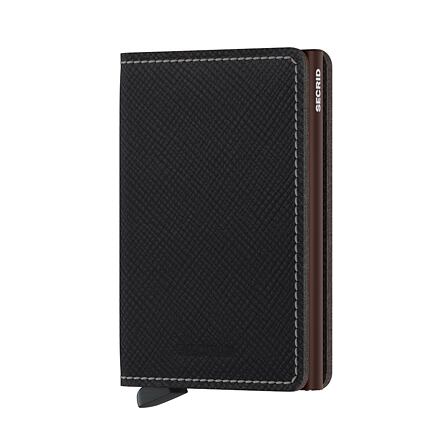 Портфейл Secrid Secrid Slimwallet Saffiano Card Holder Черно | SSa-Brown, 0