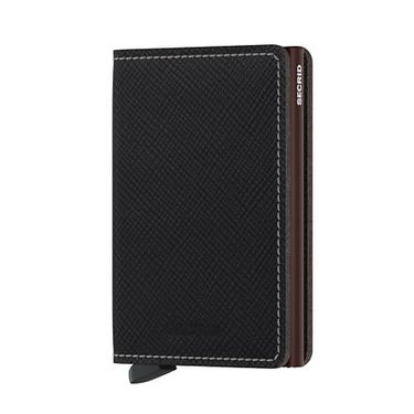 Портфейл Secrid Secrid Slimwallet Saffiano Card Holder Черно | SSa-Brown, 0