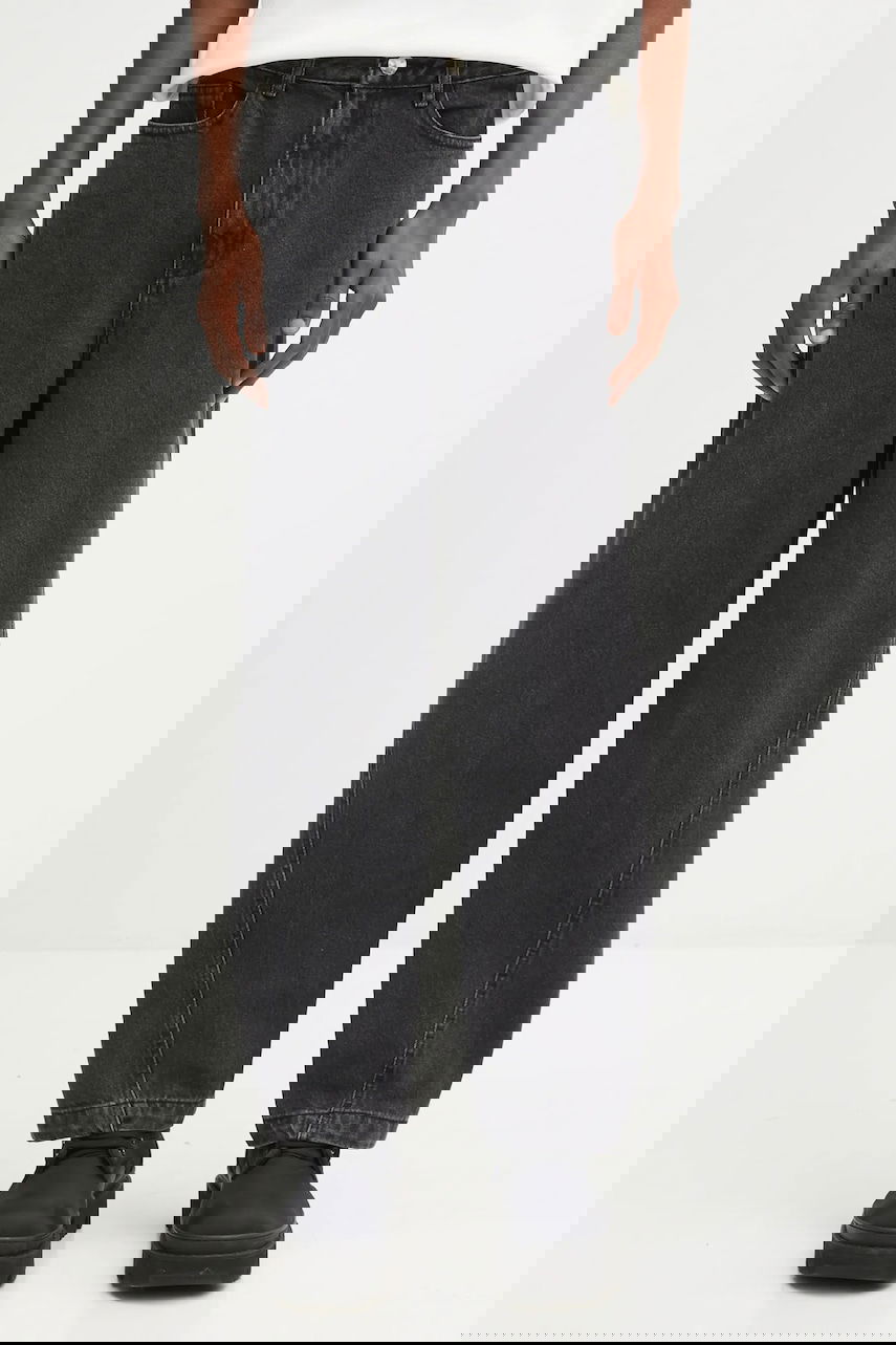 Дънки ADER ERROR Ader Error Wide-Leg Curved Seam Denim Jeans Черно | BN42FYJE0104BK, 0