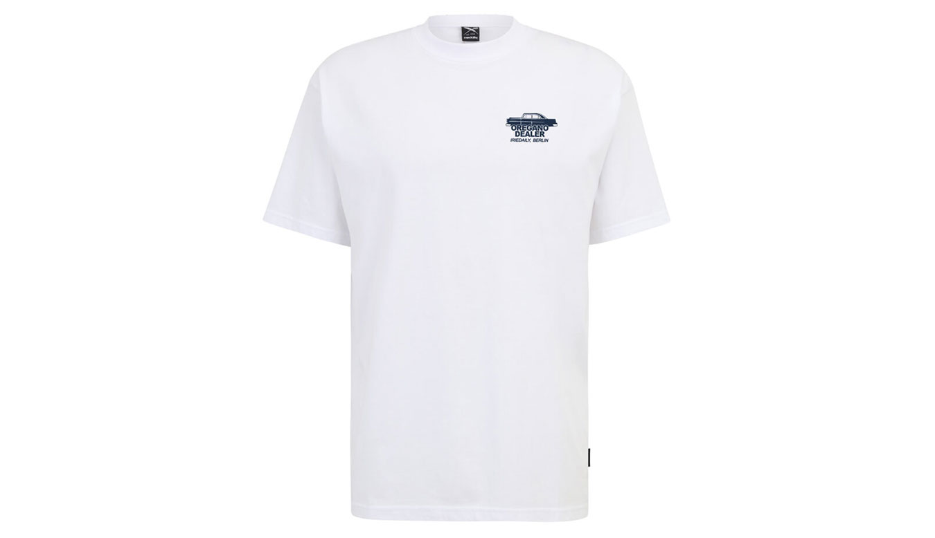 Тениска Irie Daily Short Sleeve Graphic T-Shirt Oregano Dealer Бяло | 115D532-710, 1