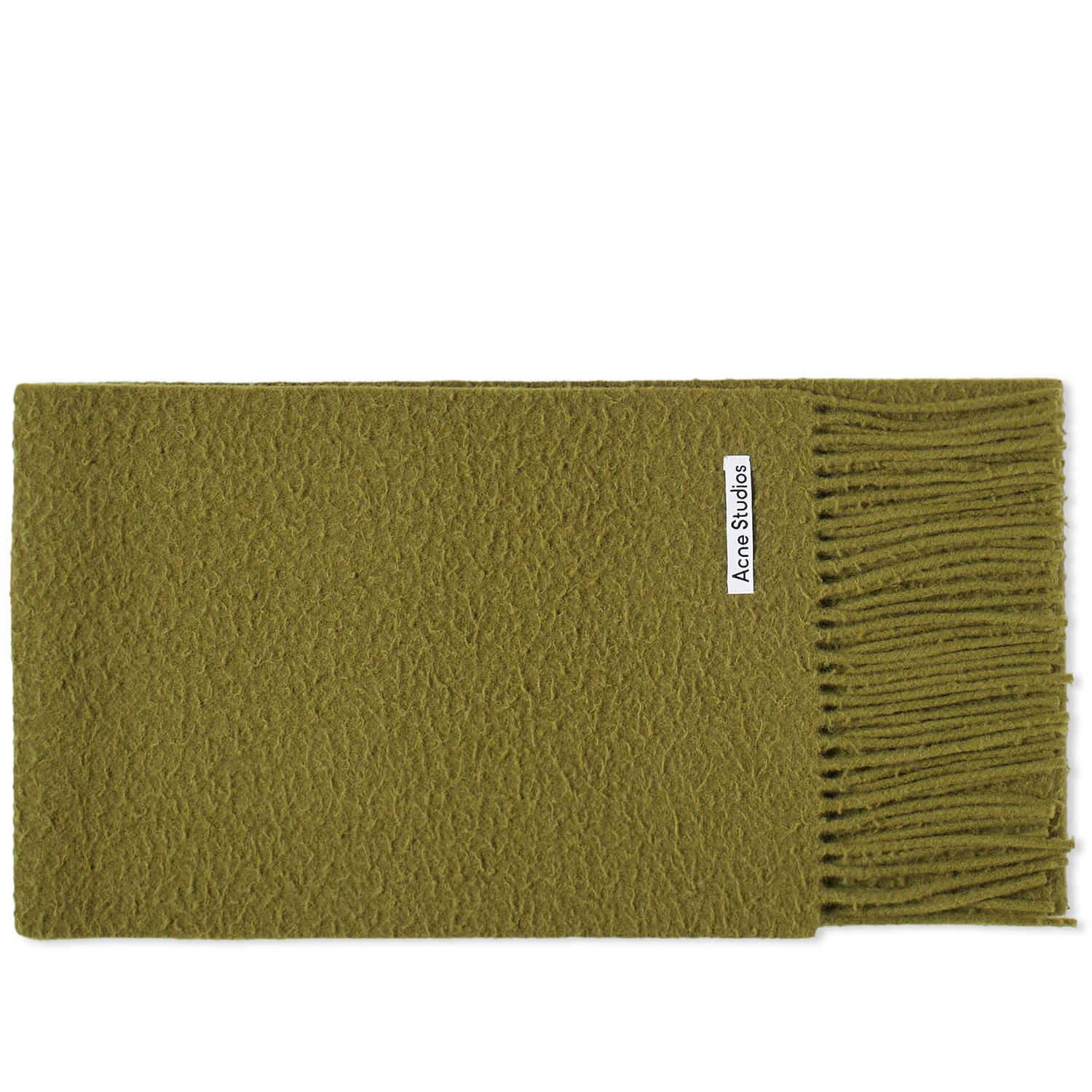 Шал Acne Studios Vargo Boiled Wool Scarf Зелено | CA0283-AB7, 0