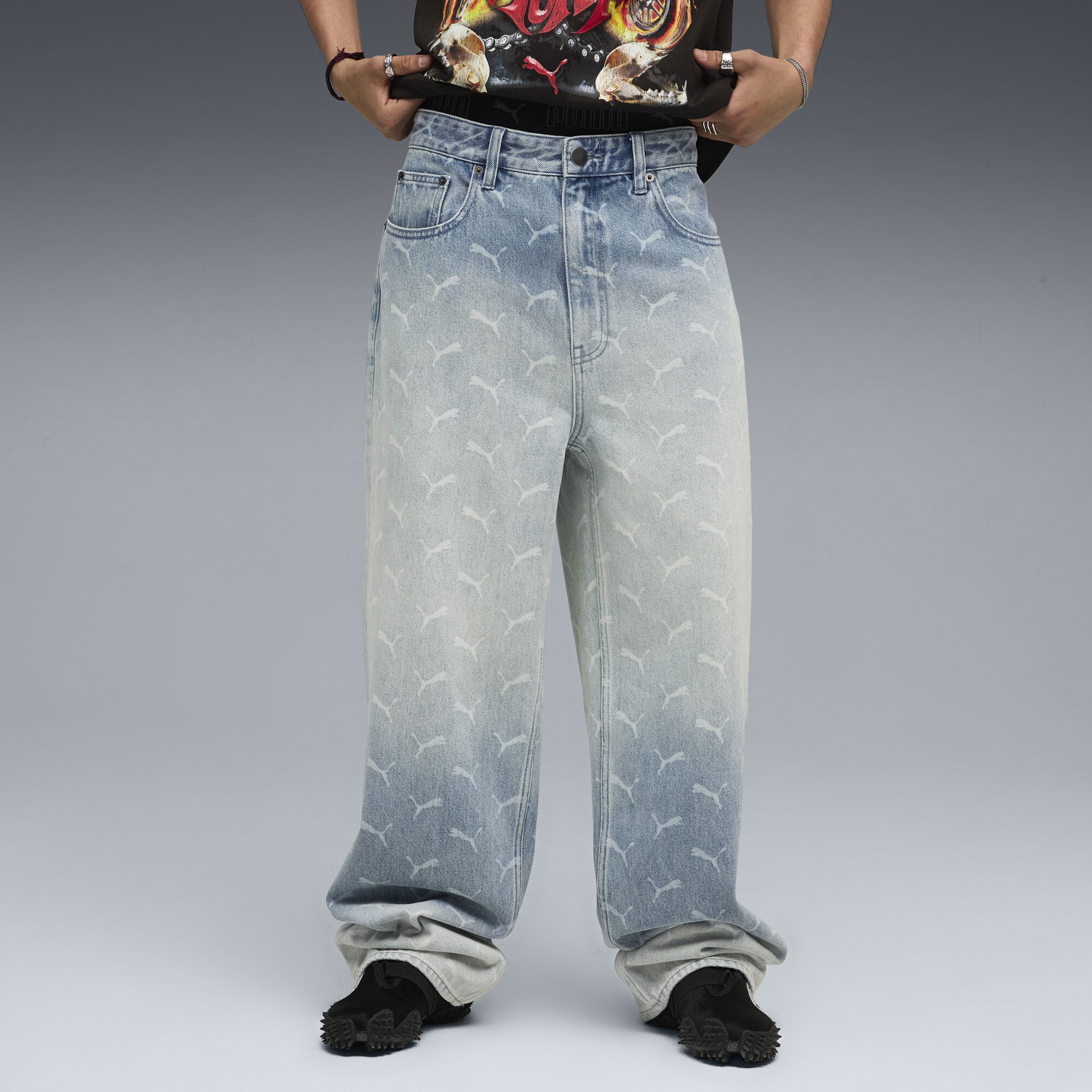 Дънки Puma A$AP ROCKY x Laser Monogram Denim Pants Синьо | 633428_01, 0