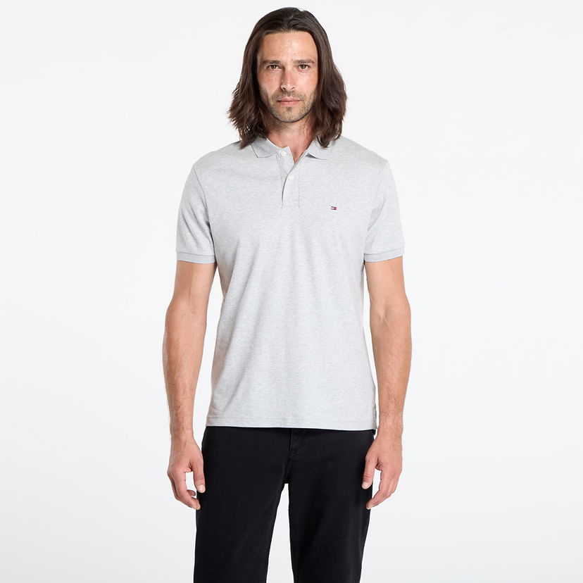Поло тениска Tommy Hilfiger Tommy Hilfiger Liquid Cotton Polo Сиво | MW0MW39994 P01