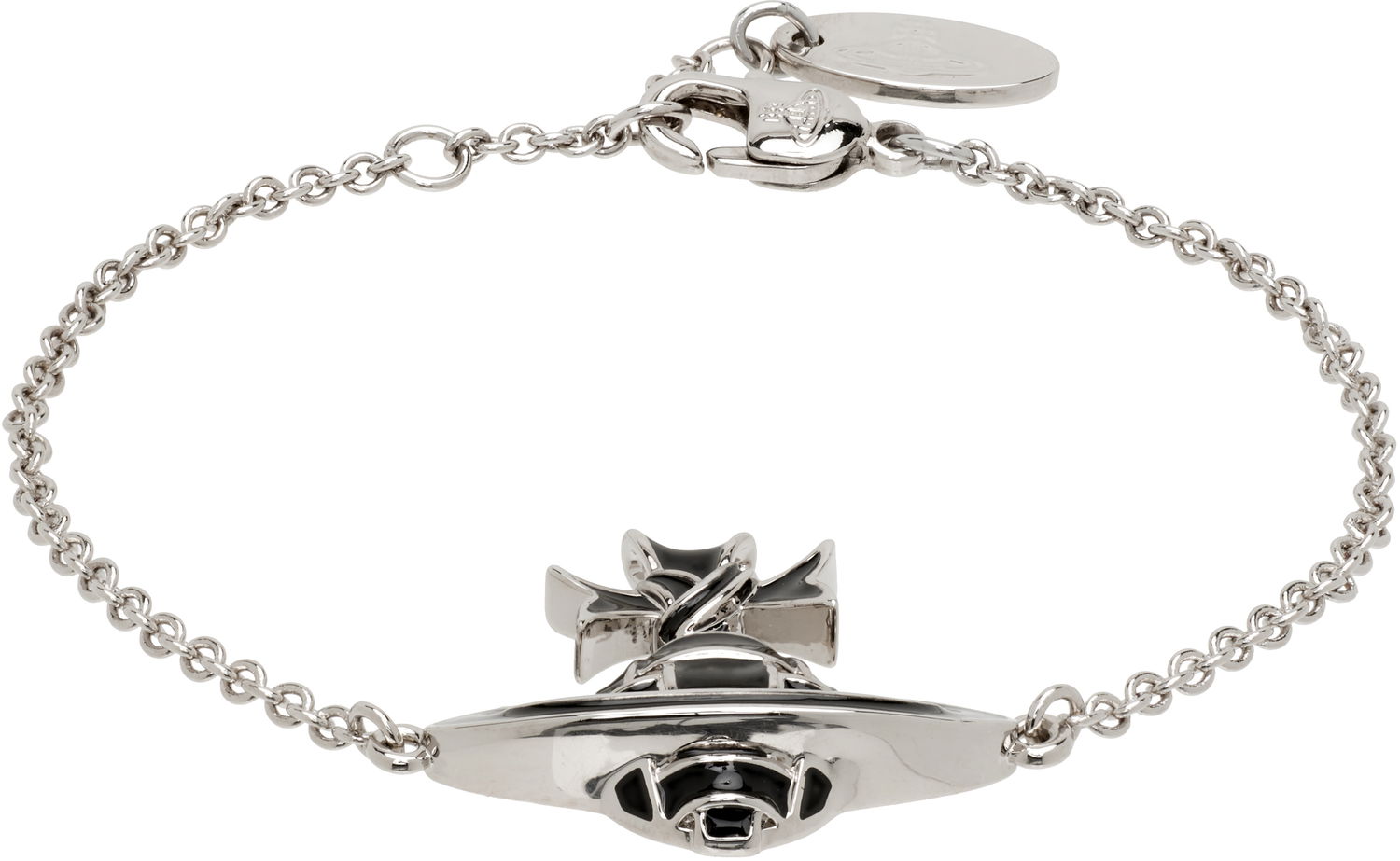 Гривна Vivienne Westwood Ribbon Bas Relief Bracelet Металик | 61020242-02P107-, 0