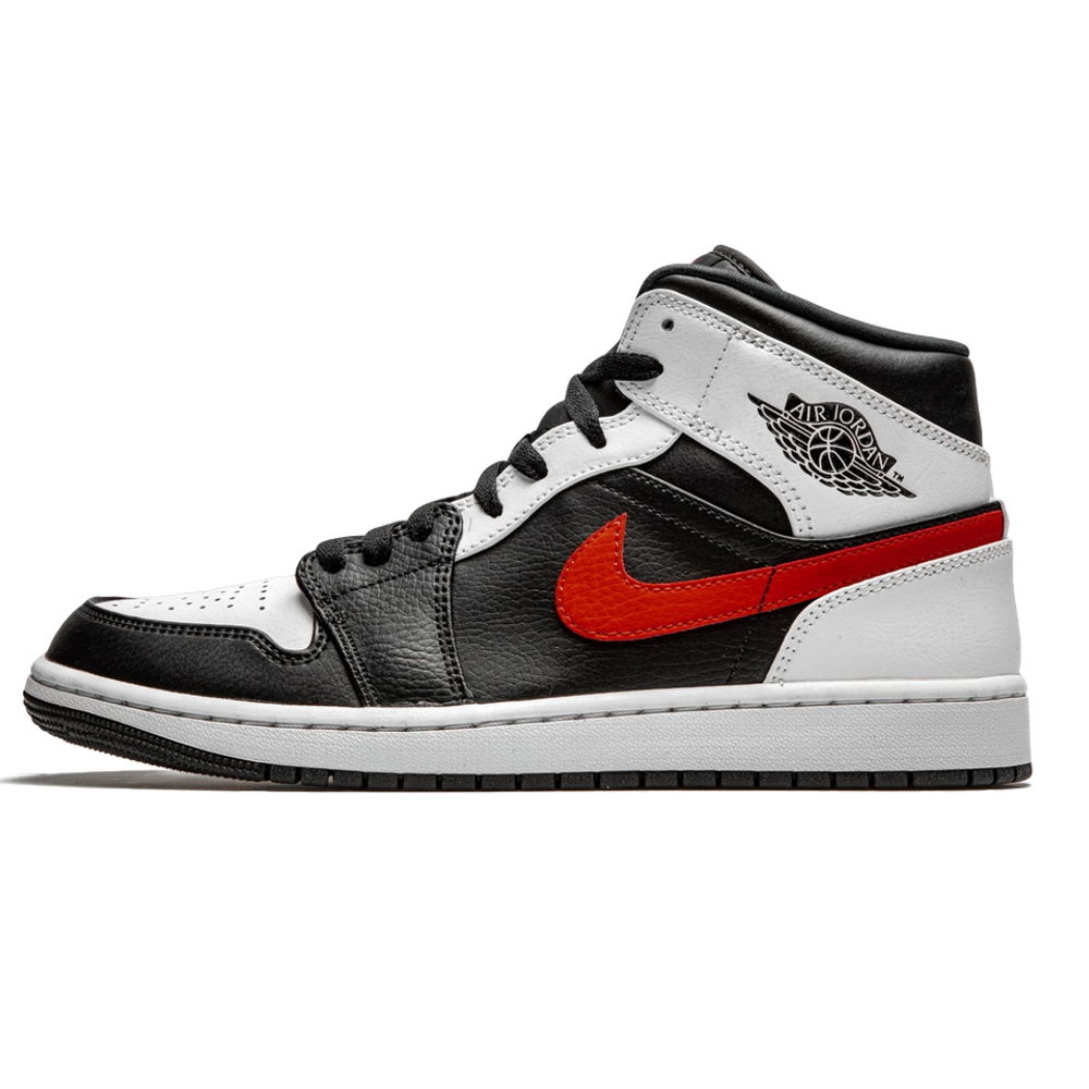 Кецове и обувки Jordan Air Jordan 1 Mid "Chile Red" Черно | 554724-075, 0
