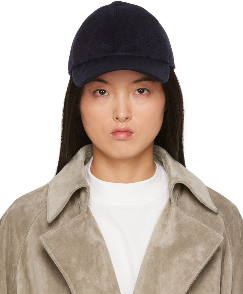 Шапка с козирка The Row Wool Baseball Cap Бежово | 339-W2842