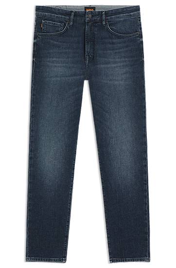 Дънки BOSS Tapered-Fit Comfort-Stretch Denim Jeans Синьо | 50544651, 0