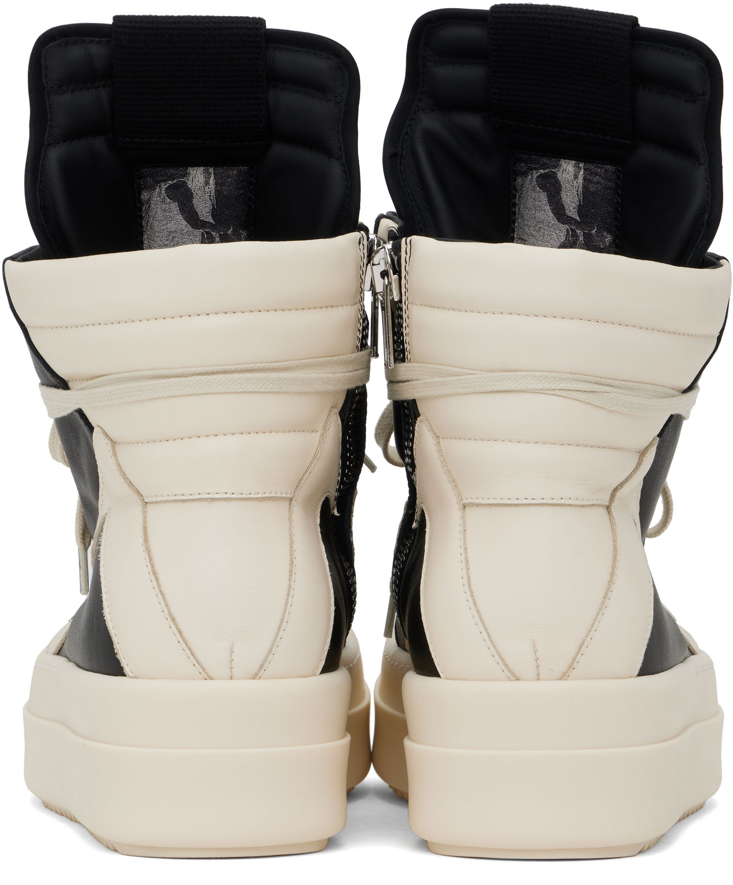 Кецове и обувки Rick Owens Rick Owens Hollywood Mega Bumper Geobasket Черно | RU01E5868 LCO, 1